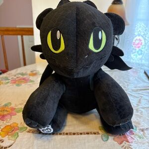 Build A Bear How To Train Your Dragon Toothless Hidden World 14" Plush Wings